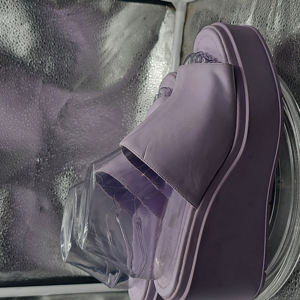 L WIndii Wedge Madden Girl Lilac Lavender Purple - Picture 4 of 11